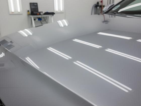 Surface uniformity example after paint protection